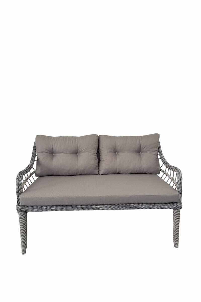 Garden Lounge Set Atelier Del Sofa Harmaa - Puutarhakalusteet - Terassiryhmät - Sohvaryhmät ulos