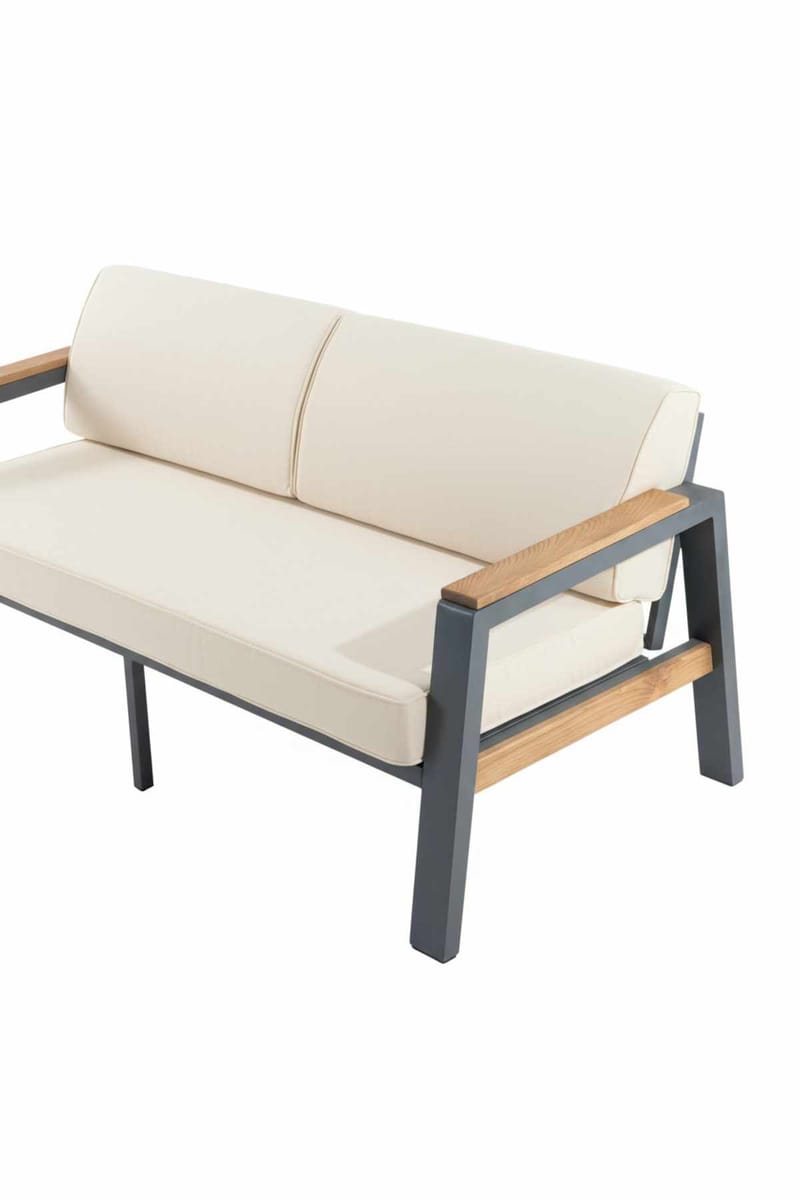Garden Lounge Set Atelier Del Sofa Leo 3+1+1+2 (170 x 78 x 63 cm) Beige - Puutarhakalusteet - Terassiryhmät - Sohvaryhmät ulos