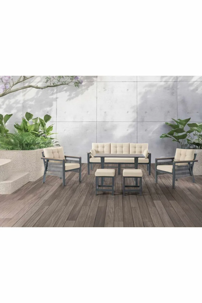 Garden Lounge Set Atelier Del Sofa Lilyum 3+1+1+2 (170 x 78 x 60 cm) Kermanvärinen, undefined