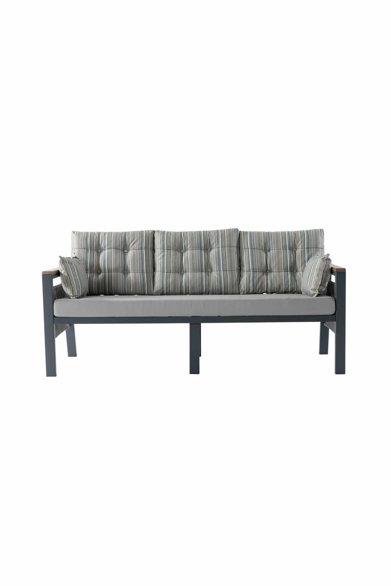 Garden Lounge Set Atelier Del Sofa Lilyum 3+1+1+2 (170 x 78 x 60 cm) Monivärinen - Puutarhakalusteet - Terassiryhmät - Sohvaryhmät ulos