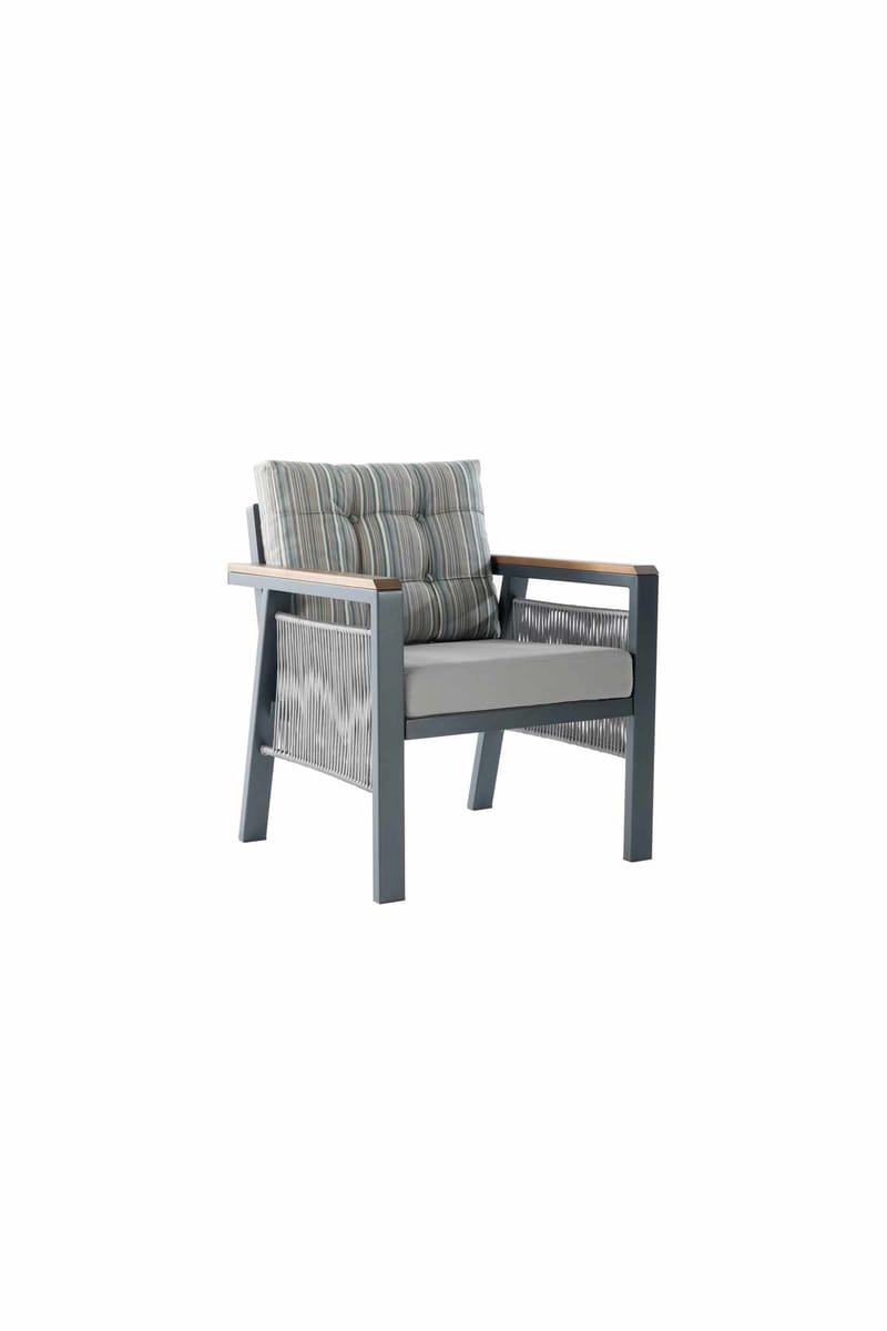 Garden Lounge Set Atelier Del Sofa Lilyum 3+1+1+2 (170 x 78 x 60 cm) Monivärinen - Puutarhakalusteet - Terassiryhmät - Sohvaryhmät ulos
