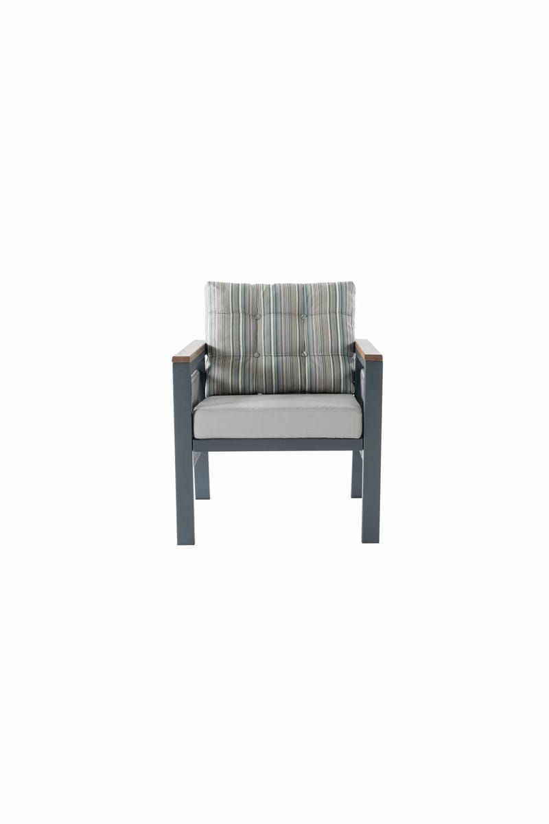 Garden Lounge Set Atelier Del Sofa Lilyum 3+1+1+2 (170 x 78 x 60 cm) Monivärinen - Puutarhakalusteet - Terassiryhmät - Sohvaryhmät ulos