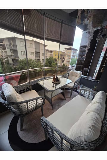 Garden Lounge Set Atelier Del Sofa minkki - Puutarhakalusteet - Terassiryhmät - Sohvaryhmät ulos