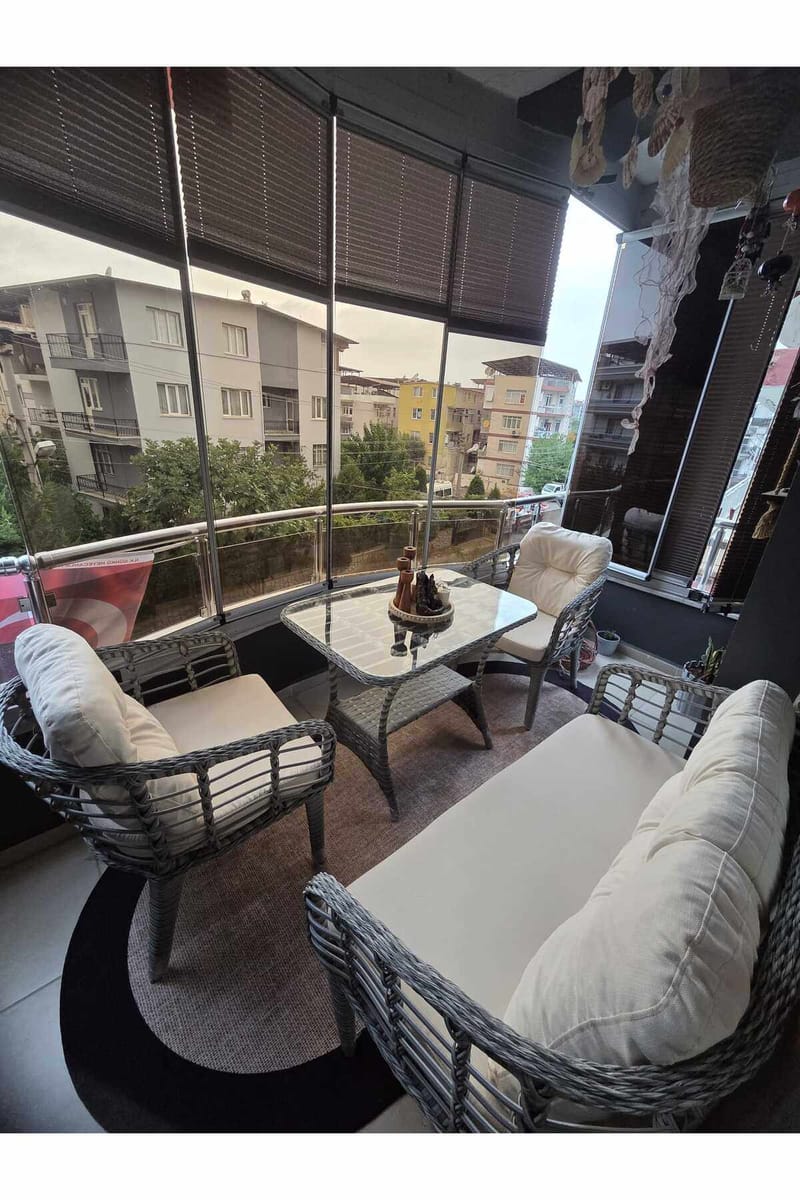 Garden Lounge Set Atelier Del Sofa minkki - Puutarhakalusteet - Terassiryhmät - Sohvaryhmät ulos