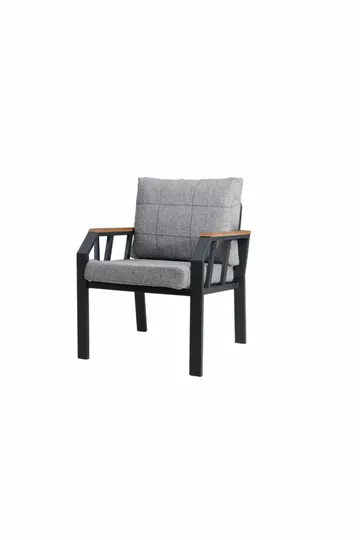 Garden Lounge Set Atelier Del Sofa Nergiz 3+1+1 (200 x 78 x 58 cm) Harmaa - Puutarhakalusteet - Terassiryhmät - Sohvaryhmät ulos