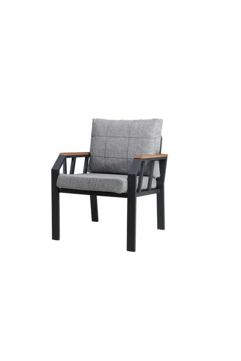 Garden Lounge Set Atelier Del Sofa Nergiz 3+1+1 (200 x 78 x 58 cm) Harmaa - Puutarhakalusteet - Terassiryhmät - Sohvaryhmät ulos