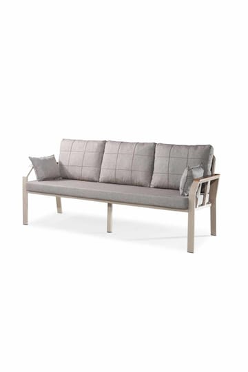 Garden Lounge Set Atelier Del Sofa Nergiz 3+1+1 (200 x 78 x 58 cm) Maidonruskea - Puutarhakalusteet - Terassiryhmät - Sohvaryhmät ulos