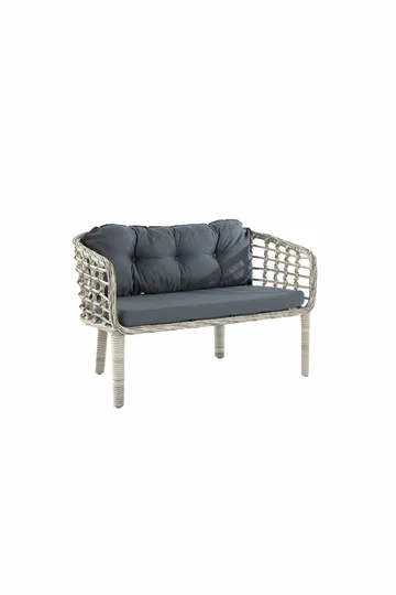 Garden Lounge Set Atelier Del Sofa Tummanharmaa - Tummanharmaa - Puutarhakalusteet - Terassiryhmät - Sohvaryhmät ulos