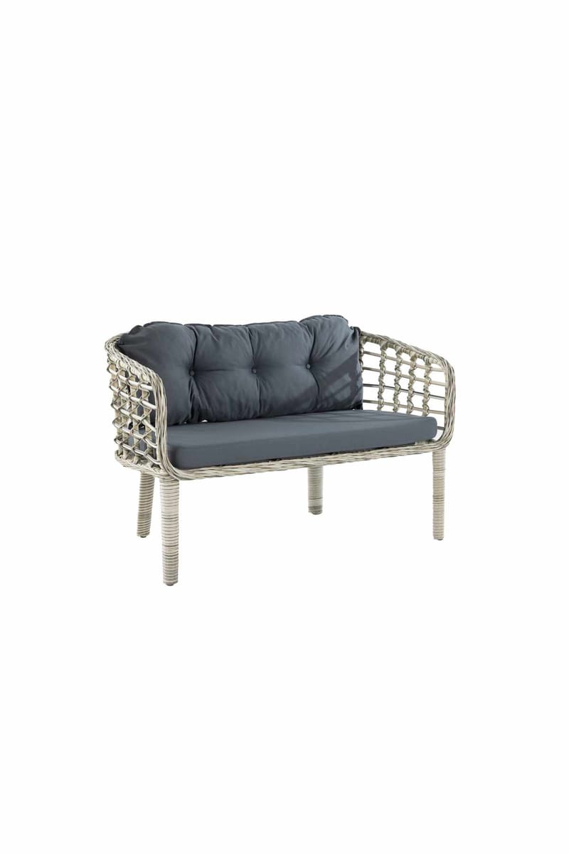 Garden Lounge Set Atelier Del Sofa Tummanharmaa - Tummanharmaa - Puutarhakalusteet - Terassiryhmät - Sohvaryhmät ulos