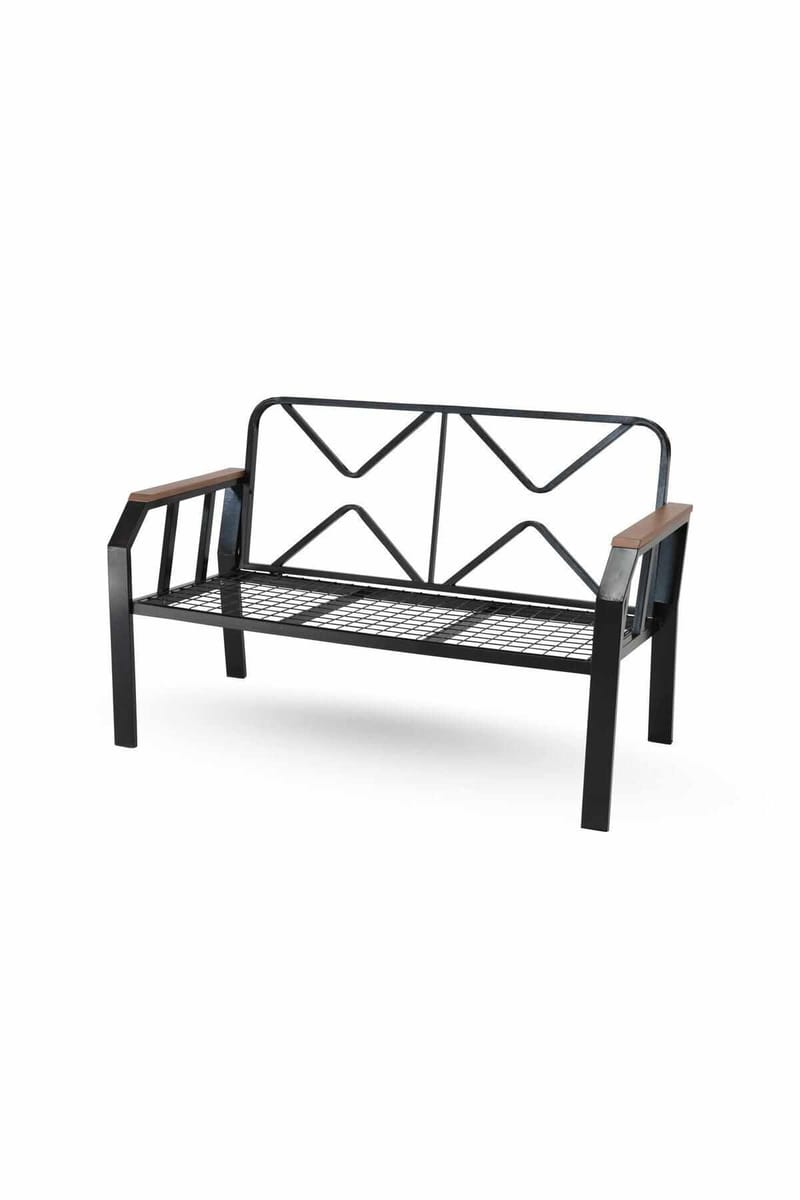 Garden Lounge Set Atelier Del Sofa Tummanharmaa - Tummanharmaa - Puutarhakalusteet - Terassiryhmät - Sohvaryhmät ulos