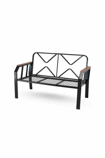 Garden Lounge Set Atelier Del Sofa Vihreä musta - Puutarhakalusteet - Terassiryhmät - Sohvaryhmät ulos