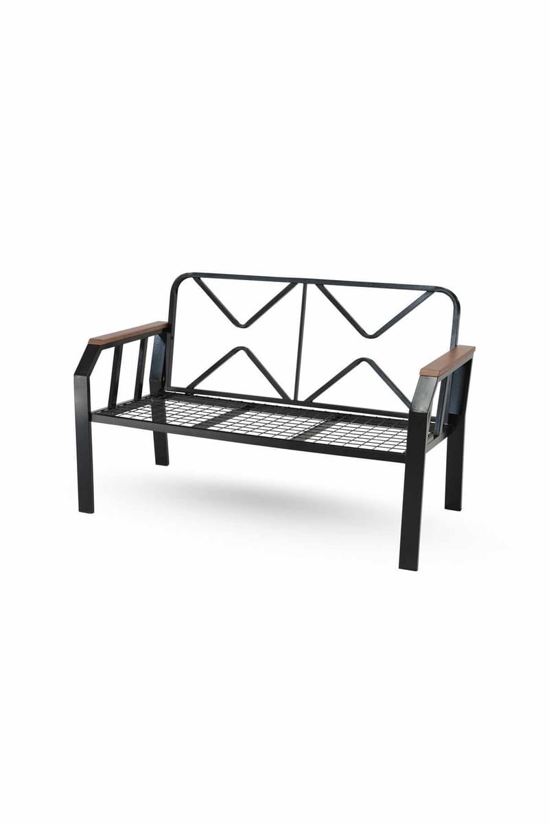 Garden Lounge Set Atelier Del Sofa Vihreä musta - Puutarhakalusteet - Terassiryhmät - Sohvaryhmät ulos