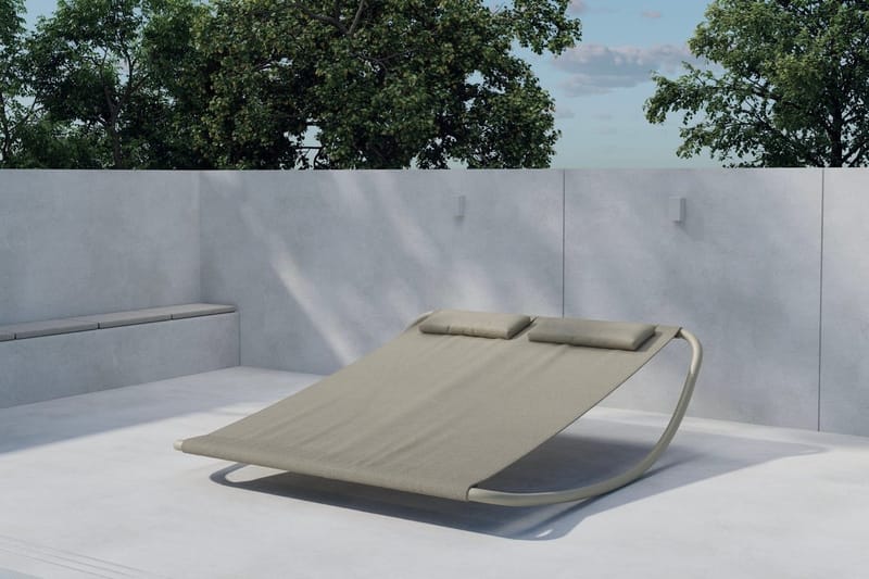 Gordo aurinkosänky ulkokäyttöön, Beige