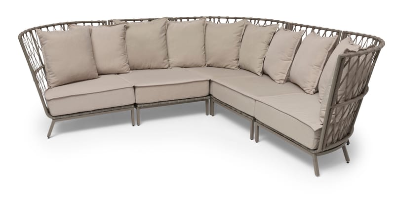 Hillerstorp Jet Set loungesohva, kulmaosa, Beige