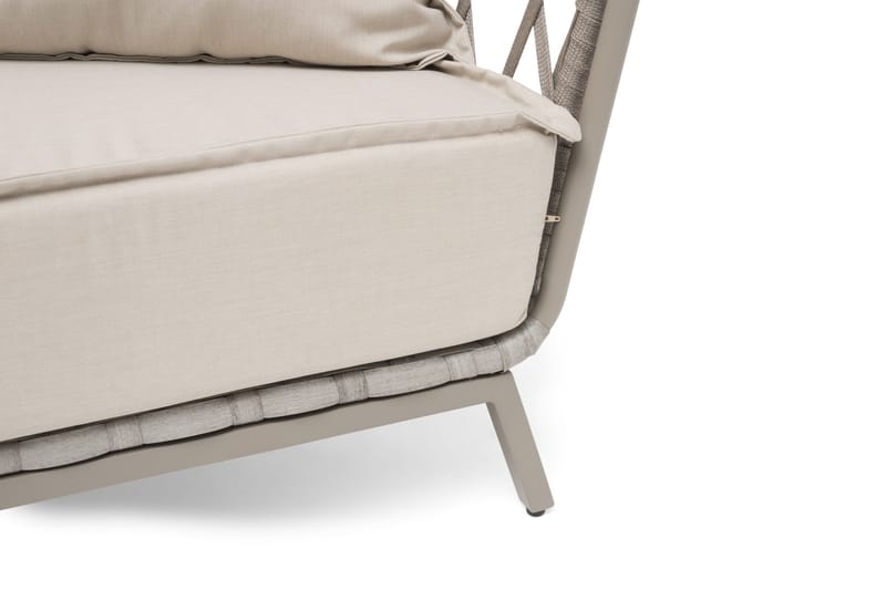 Hillerstorp Jet Set loungesohva 3-istuttava - Beige - Puutarhakalusteet - Terassiryhmät - Terassisohvat