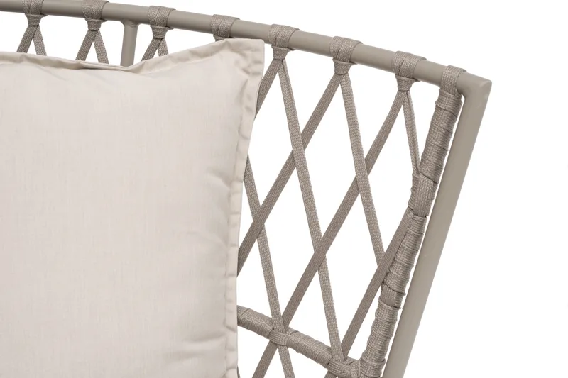 Hillerstorp Jet Set loungesohva 3-istuttava - Beige - Puutarhakalusteet - Terassiryhmät - Terassisohvat