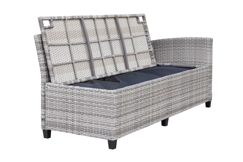 James Light Säilytystilalla - Harmaa - Puutarhakalusteet - Terassiryhmät - Sohvaryhmät ulos