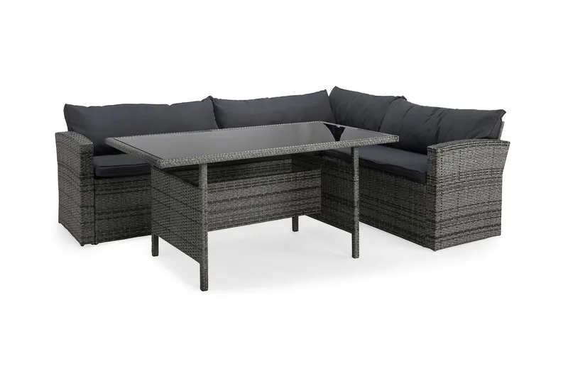 James Light Sohvaryhmä 5-istuttava - Harmaa - Puutarhakalusteet - Terassiryhmät - Sohvaryhmät ulos