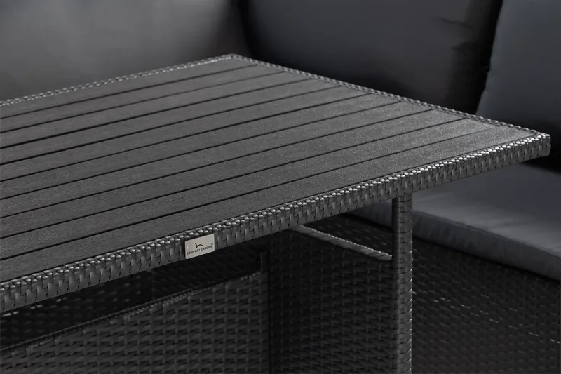 James Light Sohvaryhmä 5-istuttava - Musta - Puutarhakalusteet - Terassiryhmät - Sohvaryhmät ulos