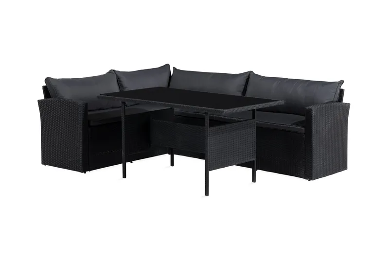 James Light Sohvaryhmä 5-istuttava, Musta