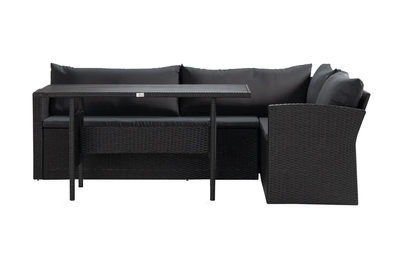 James Light Sohvaryhmä 5-istuttava - Musta - Puutarhakalusteet - Terassiryhmät - Sohvaryhmät ulos