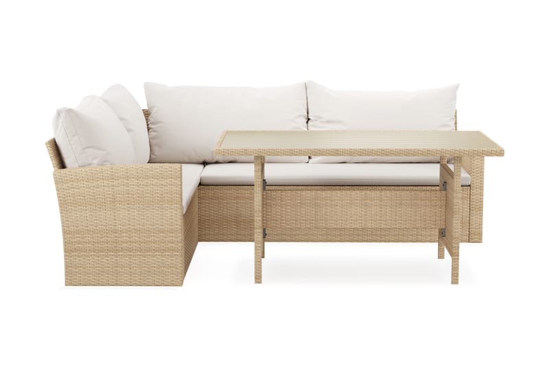 James Light Sohvaryhmä Ulkokäyttöön 5-istuttava – Vasen, Beige