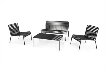 Jarva pieni 4-istuttava ulkosohvaryhmä metallia