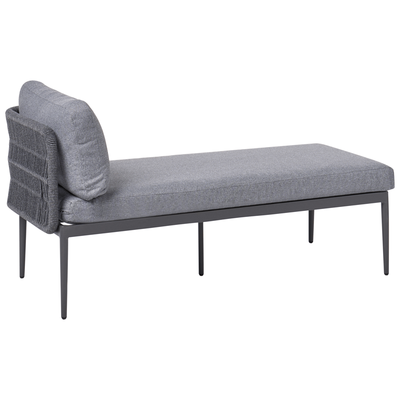 Kulmasohva ulos pöydällä 3-istuttava Leffe vasenkätinen - Harmaa - Puutarhakalusteet - Terassiryhmät - Sohvaryhmät ulos