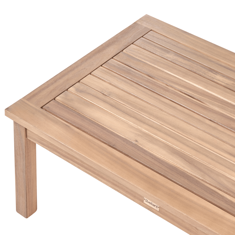 Kulmasohva ulos pöydällä 3-istuttava Arabba vasenkätinen akaasiapuu - Ruskea/Harmaa - Puutarhakalusteet - Terassiryhmät - Sohvaryhmät ulos