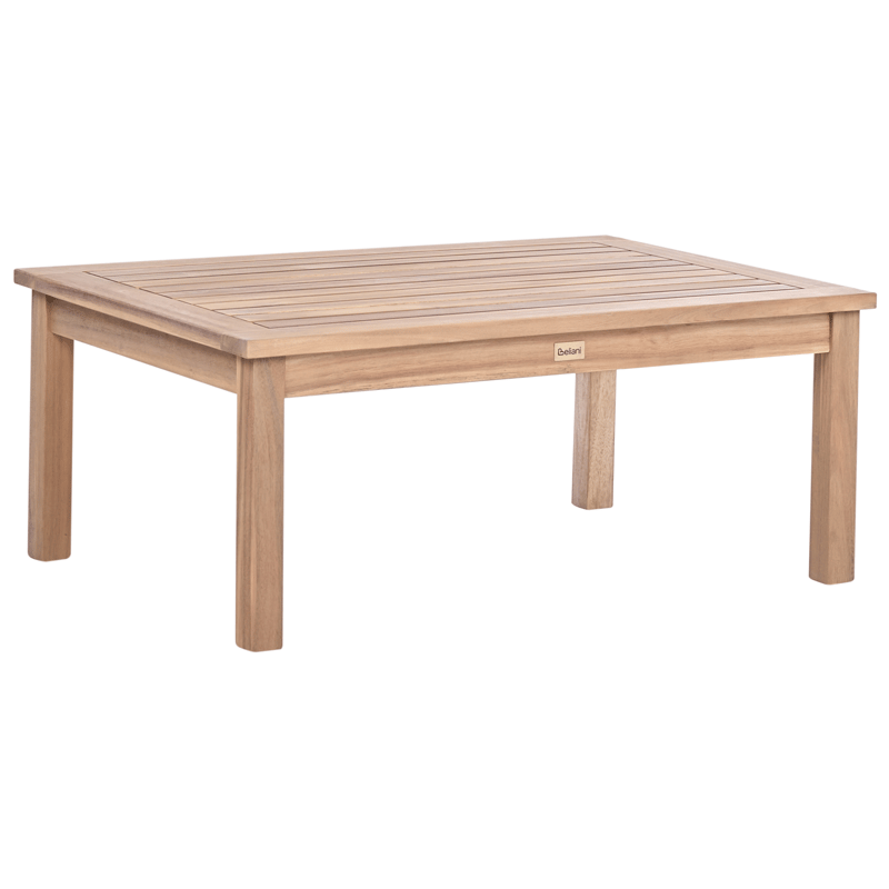 Kulmasohva ulos pöydällä 3-istuttava Arabba vasenkätinen akaasiapuu - Ruskea/Harmaa - Puutarhakalusteet - Terassiryhmät - Sohvaryhmät ulos