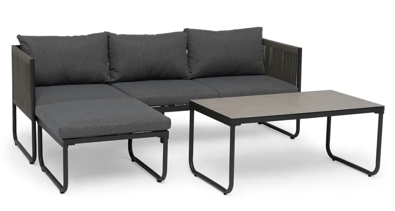 Lounge-ryhmä Hillerstorp Hamnborg, Harmaa