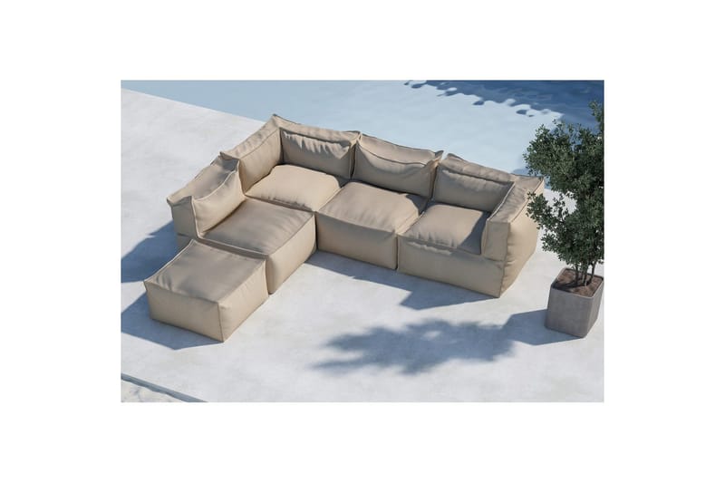 Lounge-ryhmä Rambo 2+2+1 - Puutarhakalusteet - Terassiryhmät - Terassisohvat