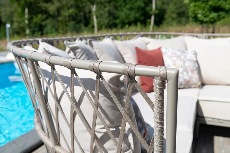 Lounge-sohva Hillerstorp Jet Set kulma - Beige - Puutarhakalusteet - Terassiryhmät - Sohvaryhmät ulos