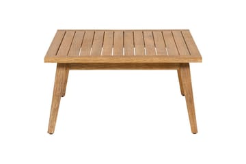 Loungegrupp Beliani Alcamo Beige||Light wood||White - Puutarhakalusteet - Terassiryhmät - Sohvaryhmät ulos