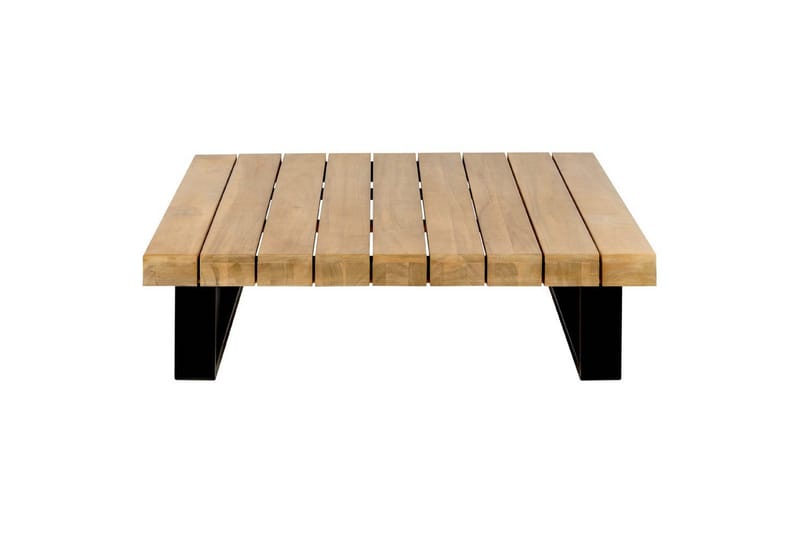 Loungegrupp Beliani Mykonos Light wood||White - Puutarhakalusteet - Terassiryhmät - Sohvaryhmät ulos