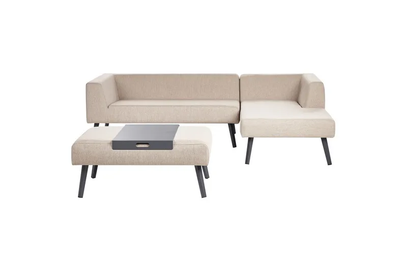 Loungegrupp Beliani Sorrivoli Beige||Grey, undefined