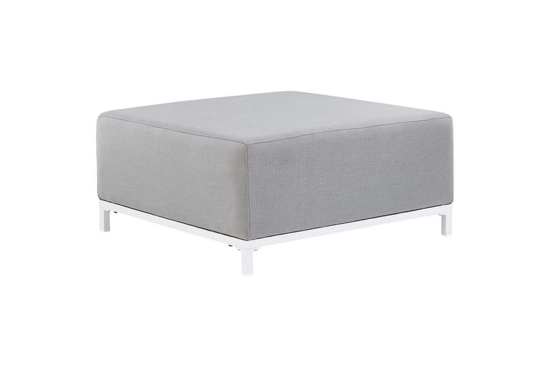Loungegrupp med bord Beliani Rovigo Grey||White - Puutarhakalusteet - Terassiryhmät - Sohvaryhmät ulos