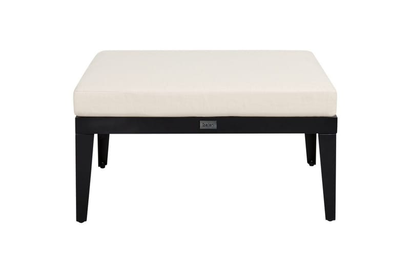 Loungegrupp med fotpall Beliani Bracciano 3-Sits Beige||Light wood||Black - Puutarhakalusteet - Terassiryhmät - Sohvaryhmät ulos