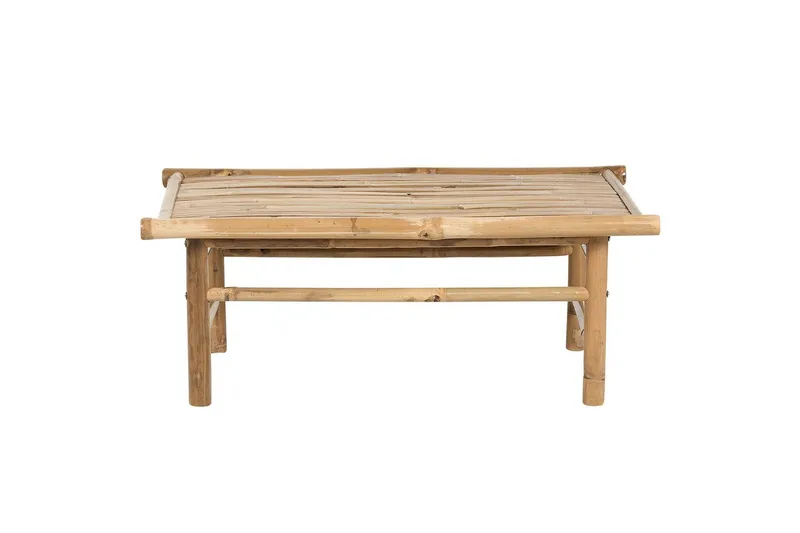 Loungeset Beliani Todi Ljus trä/Taupe Light wood||White - Puutarhakalusteet - Terassiryhmät - Sohvaryhmät ulos