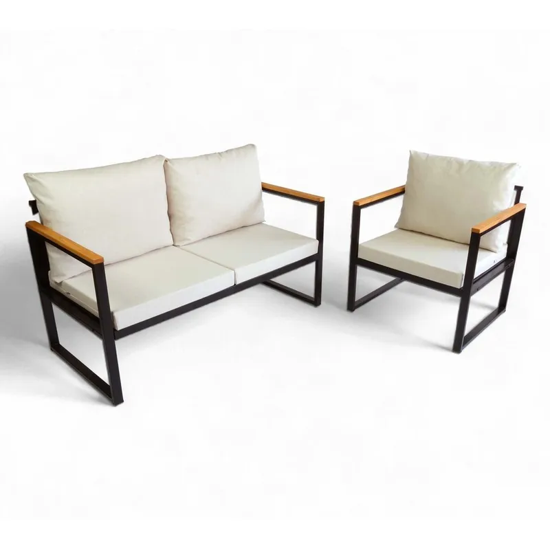 Luvin 3-istuttava Sohvaryhmä Ulkokäyttöön, Beige