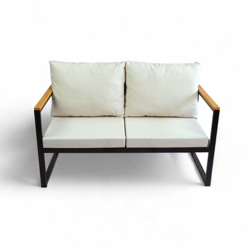 Luvin 4-istuttava Sohvaryhmä Ulkokäyttöön - Beige - Puutarhakalusteet - Terassiryhmät - Sohvaryhmät ulos