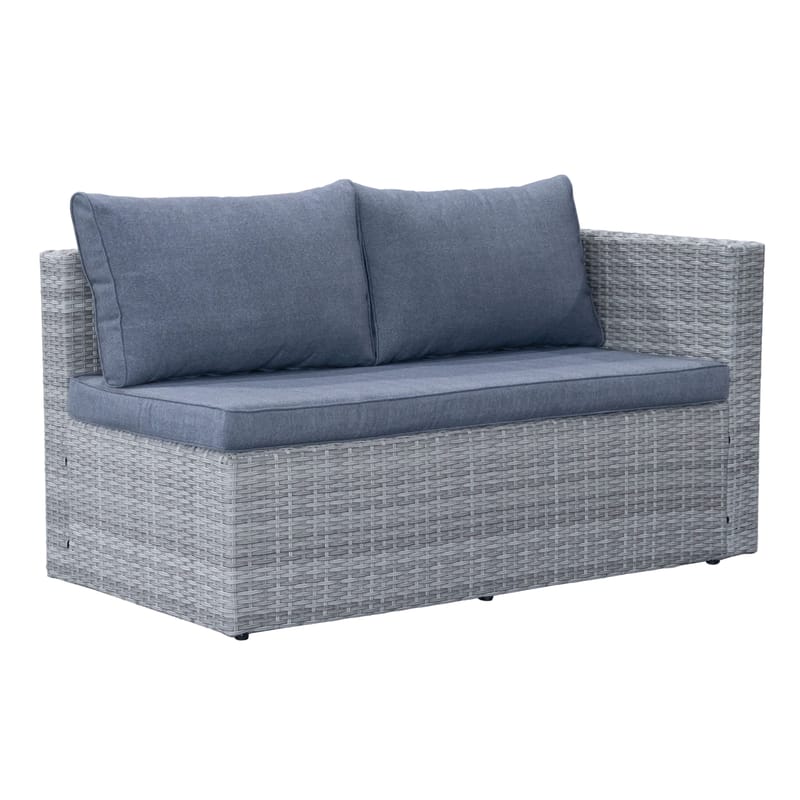 Mendoza 4-istuttava Sohvaryhmä - Harmaa - Puutarhakalusteet - Terassiryhmät - Sohvaryhmät ulos