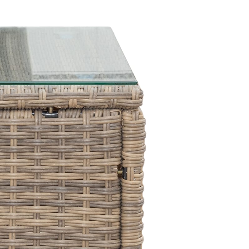 Mendoza 4-istuttava Sohvaryhmä - Ruskea - Puutarhakalusteet - Terassiryhmät - Sohvaryhmät ulos