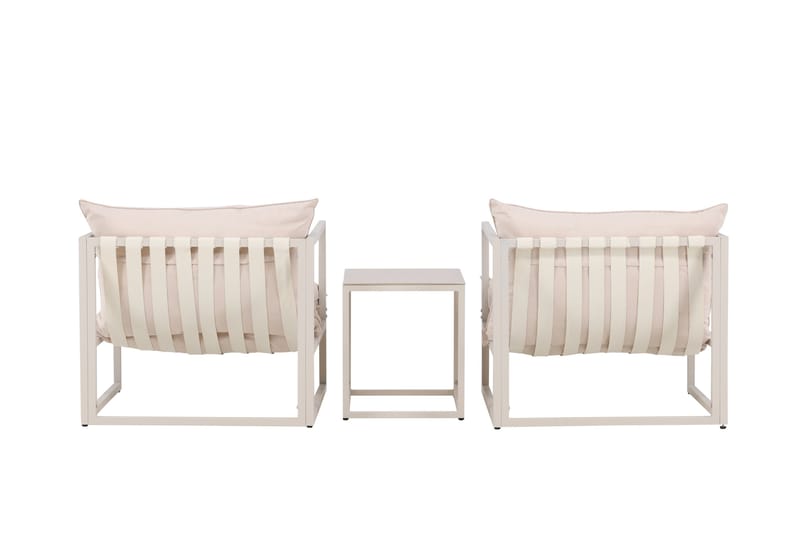 Messina Sohvaryhmä Ulkokäyttöön 2-istuttava - Beige - Puutarhakalusteet - Terassiryhmät - Oleskeluryhmät