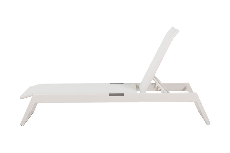 Monaco Aurinkovuode - Valkoinen - Puutarhakalusteet - Terassiryhmät - Aurinkovuode