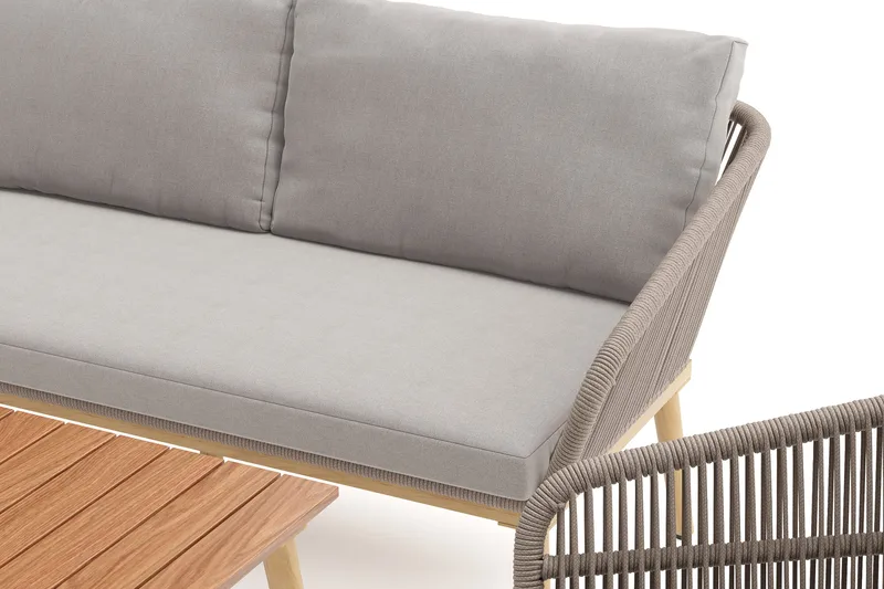 Morrocco sohvaryhmä ulkokäyttöön - Ruskea - Puutarhakalusteet - Terassiryhmät - Oleskeluryhmät