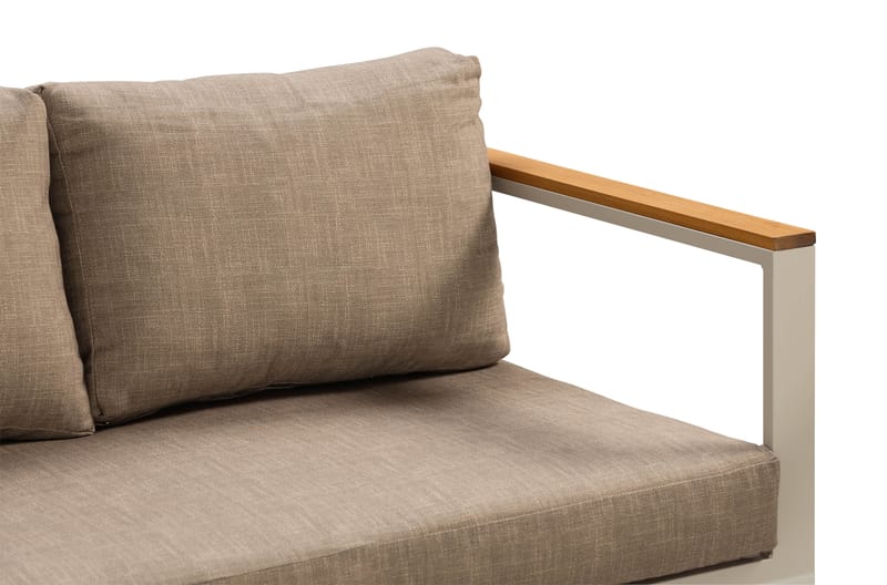 Oleskeluryhmä Aspvik - Beige/Harmaa - Puutarhakalusteet - Terassiryhmät - Oleskeluryhmät