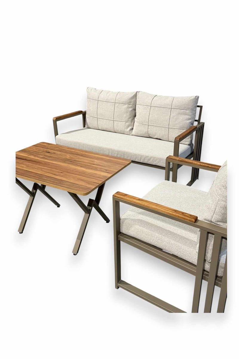 Garden Lounge Set Atelier Del Sofa - Puutarhakalusteet - Terassiryhmät - Oleskeluryhmät