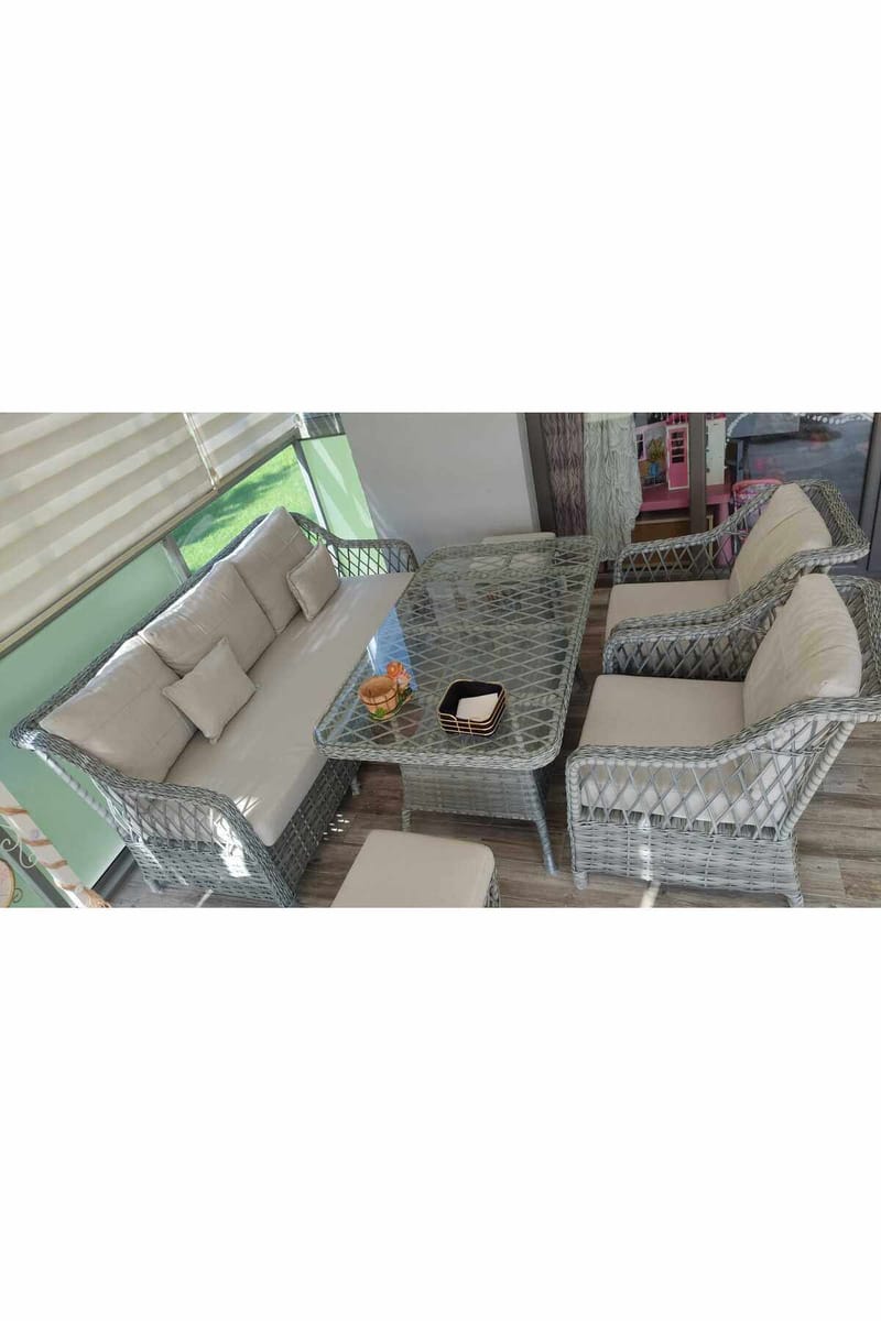 Garden Lounge Set Atelier Del Sofa - Puutarhakalusteet - Terassiryhmät - Oleskeluryhmät