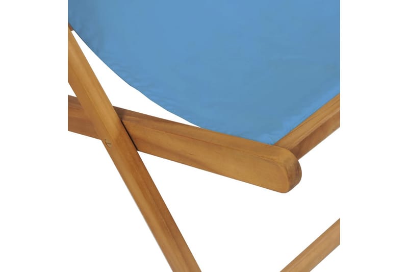 Kansituoli Tiikki 56x105x96 cm Sininen - Sininen - Puutarhakalusteet - Terassiryhmät - Oleskeluryhmät